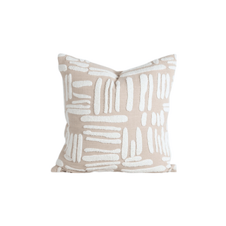 Cushion - Gobi With Feather Inner - Biscuit