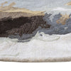 Rug - Uluru (Wool/Viscose) - Sandstone - 210cm dia.