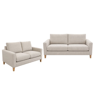 Jameson 3+2.5 Seater - NZ Made - Marais Bone Fabric