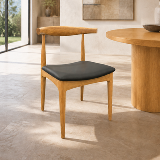 Jensen Natural Solid Oak Dining Chair - Lacquered