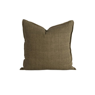 Cushion - Cassia With Feather Inner - Military
