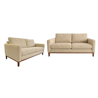 Hammond 3+2.5 Str - NZ Made Suite - Zion Natural Fabric