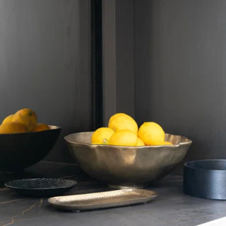 Ankara Gilded Bowl - Vintage Brass Finish