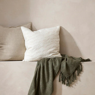 Throw - Richmond - Wool/Acrylic - Dark Olive