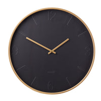 Modern Wall Clock 60cm - Black