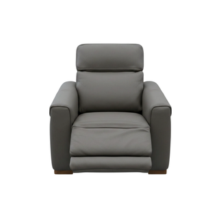Monaco Power Recliner Chair - Urban Sofa - Miami Storm Grey Leather
