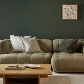 Cushion - Rowan With Feather Inner - Oat