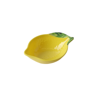 Melamine Lemon Dish 15cm - Yellow/Green