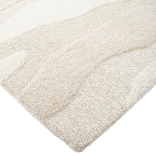 Beige mat on a white background
