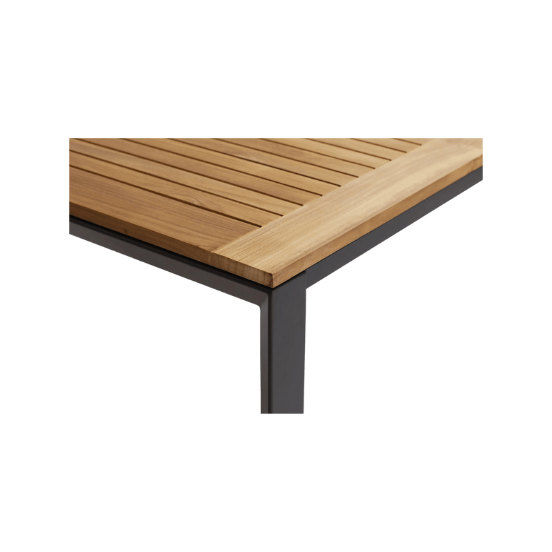 Grove Large Extension Outdoor Dining Table 220/280x100 - Charcoal