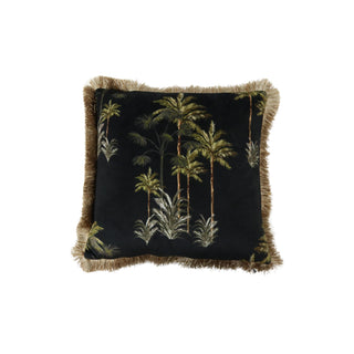 Cushion - Palms - Black Velvet