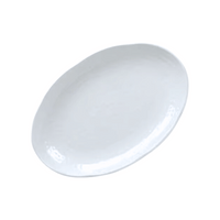 Bella Tavolo Oval Melamine Large Platter - White