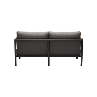 Grenada Outdoor 2-Seater Sofa - Charcoal