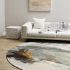 Rug - Uluru (Wool/Viscose) - Sandstone - 210cm dia.