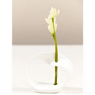 Twisted Ribbon Bud Vase