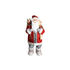 Santa in Red/Plaid  & Skis