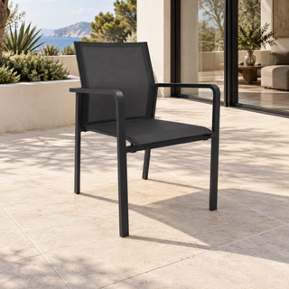 Noosa Outdoor Dining Chair - Charcoal