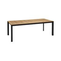 Grove Large Extension Outdoor Dining Table 220/280x100 - Charcoal