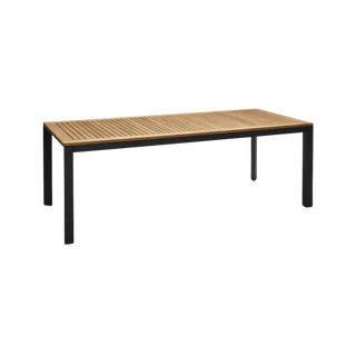 Grove Large Extension Outdoor Dining Table 220/280x100 - Charcoal