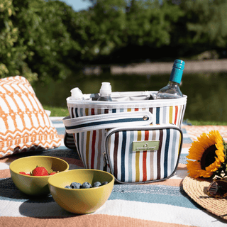 Insulated Hamper - Stripe