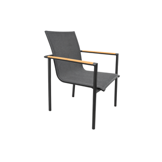 Grenada Outdoor Dining Chair - Charcoal