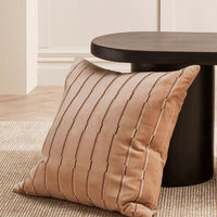 Cushion - Eden With Feather Inner - Nougat