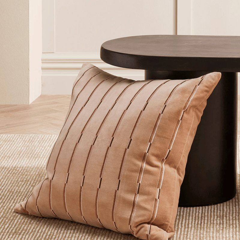 Cushion - Eden With Feather Inner - Nougat