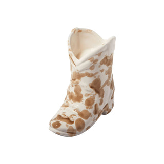 Nashville Cowboy Boot Ceramic Candle - Desert Peach