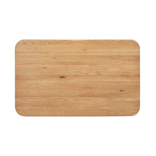 Luna Dining Table 130x80cm - American White Oak Timber - Danish Oil