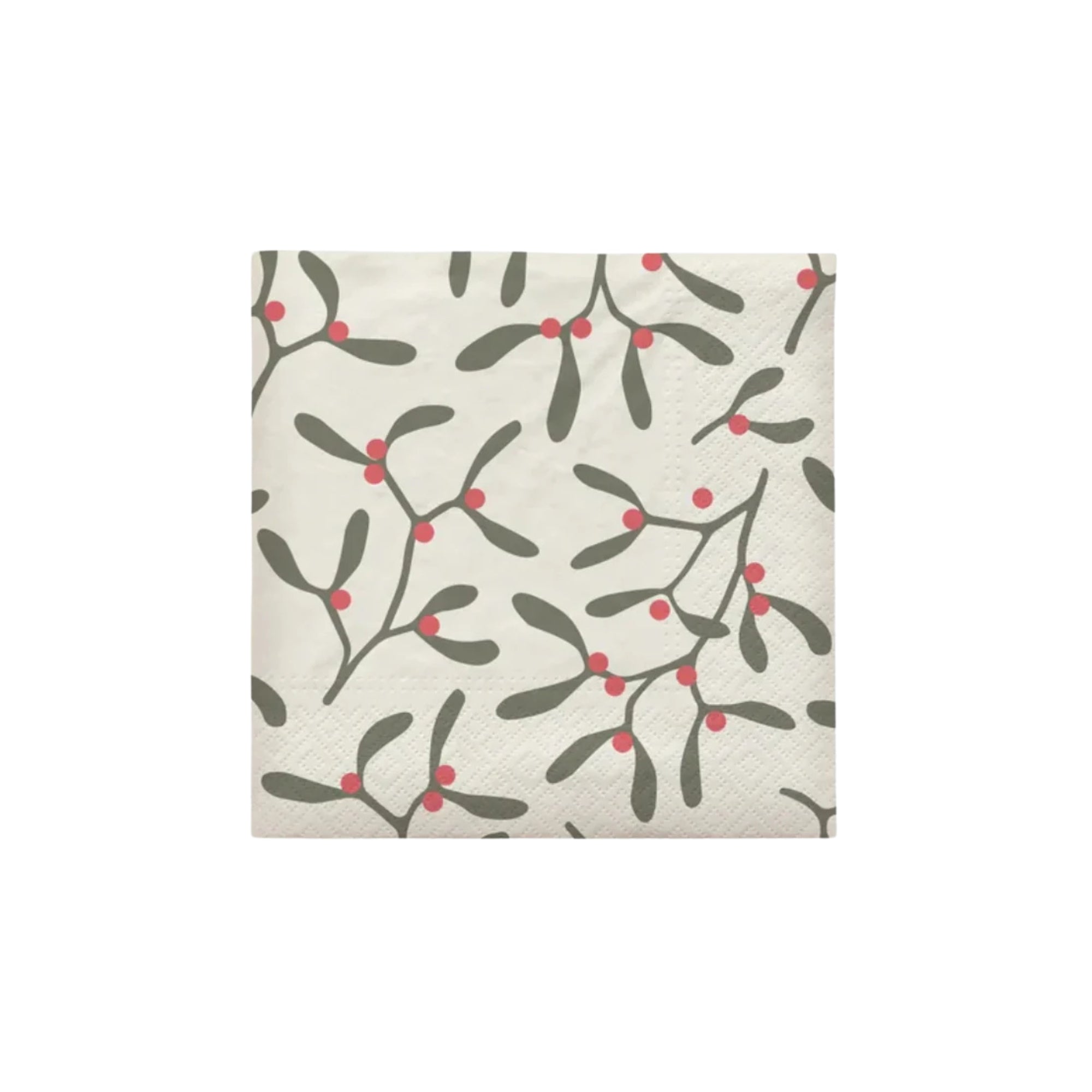Christmas Napkins - Mistletoe