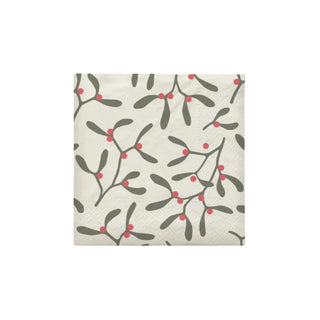 Christmas Napkins - Mistletoe
