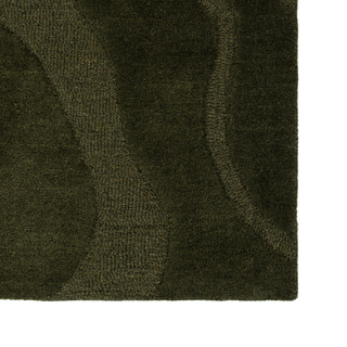 Rug - Mira - 100% Wool - Olive - 160x230cm