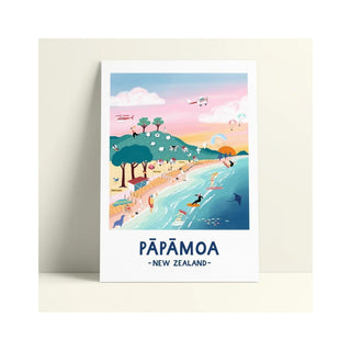 A3 Papamoa Pastel Print