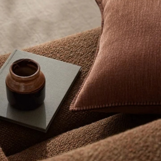Cushion - Alba with Feather Inner - Rust