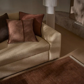 Cushion - Alba with Feather Inner - Rust