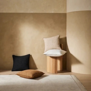 Cushion - Alberto with Feather Inner - Ivory
