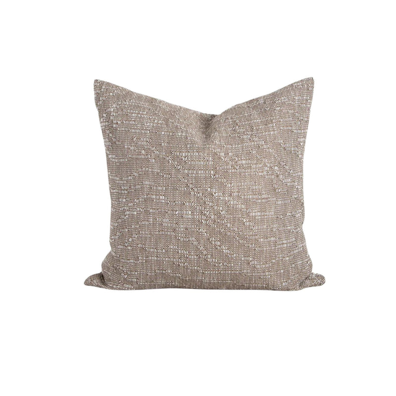 Alder Cushion with Feather Inner - Coffee1