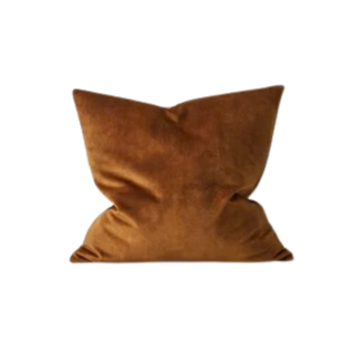 Cushion - Ava with Feather Inner - Ochre