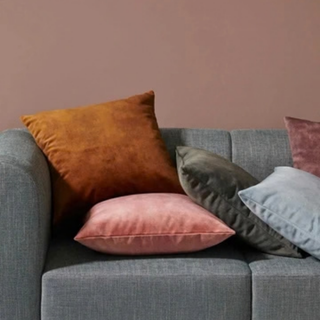 Cushion - Ava with Feather Inner - Ochre