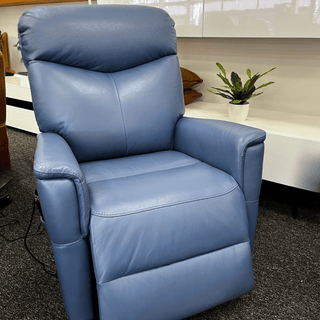 Avenue Lift Chair - Rio Blue Leather