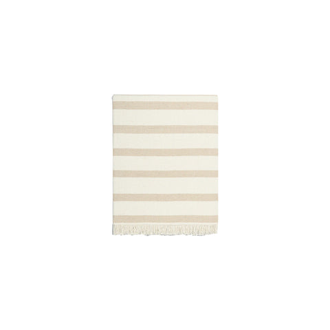 Throw - Gladstone - 100% NZ Wool - Ochre/Natural White