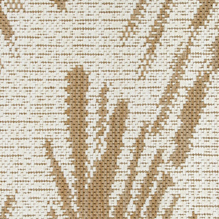 Textured beige and brown patterned fabric