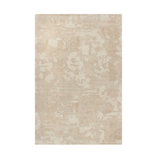 Beige area rug on a white background