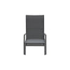 Belvedere Sunlounger - Charcoal