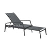 Belvedere Sunlounger - Charcoal