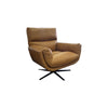 Bond Swivel Chair - Tan Aniline Leather