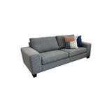 Boston NZ Made Lounge Suite 3+2.5 Seater in Balta Pepper Fabric