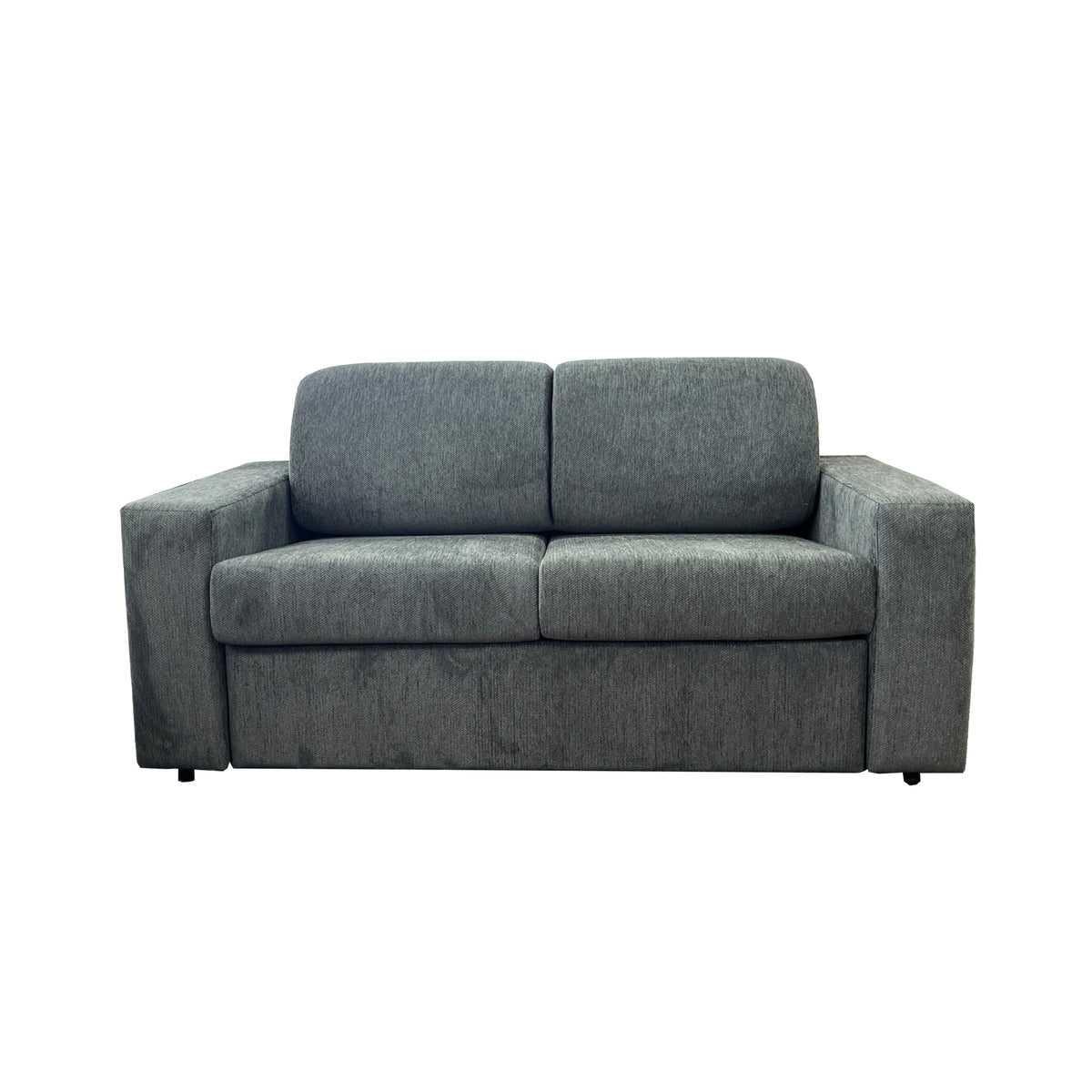 Burton Sofabed Double Size - Nz Made - Dalton Charcoal Fabric