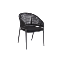 Calais Outdoor Dining Chair - Charcoal