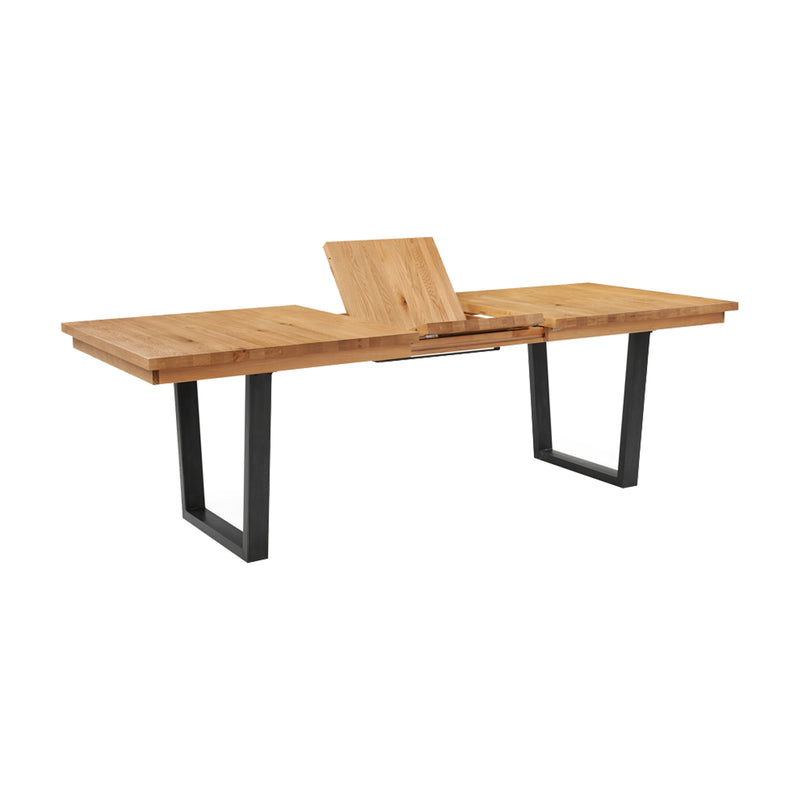 Calia Oak Rectangle Dining Table with Butterfly Extension - 190-240x95mm